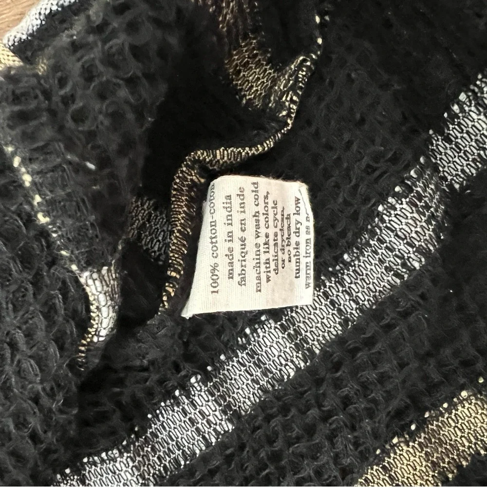 Ace and Jig Striped Black and Gold Top - Picture 6 of 6